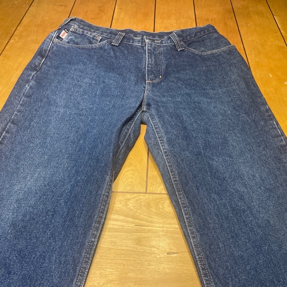 Carhartt Flame Resistant Relaxed Fit Jeans 34x34 5-Pocket Denim 100% Cotton - Picture 6 of 16